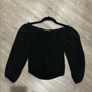 Brandy Melville cropped off the shoulder top
